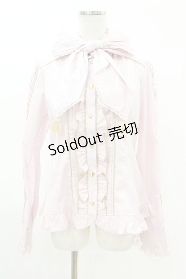 画像1: Angelic Pretty / Dollsボウタイブラウス Free ピンク H-25-04-09-033-AP-BL-NS-ZH (1)
