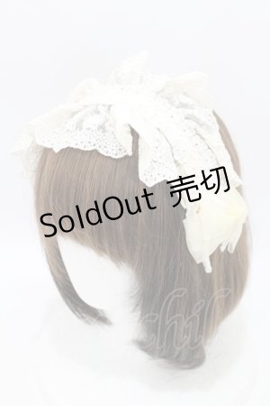 画像: ATELIER PIERROT / Gothic LatticeS HeadDress(Clip Version)  アイボリー H-25-04-10-030-EL-AC-KB-ZH