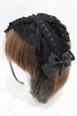 画像1: ATELIER PIERROT / Gothic LatticeS HeadDress(Clip Version)  ブラック H-25-04-10-031-EL-AC-KB-ZH (1)