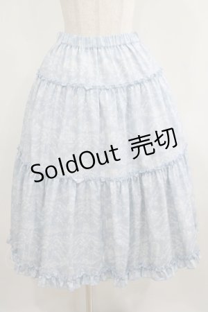 画像: m petit by misako / NINA'Sコラボスカート L アイボリー/サックス リバーシブル H-25-04-10-1027-LO-SK-NS-ZH