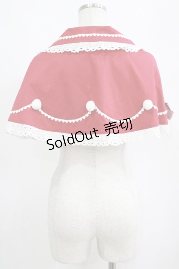 画像3: BABY,THE STARS SHINE BRIGHT / Pon Pon Puppyケープ Free エンジ H-25-04-10-1043-BA-JA-NS-ZH (3)