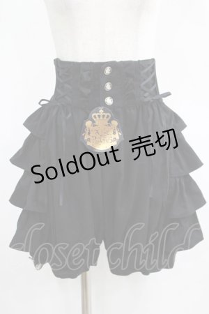 画像: ALICE and the PIRATES / ルイス・ベニントンサイドフリルパンツ Free ブラック H-25-04-10-1049-PA-PA-NS-ZH