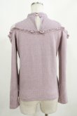 画像3: axes femme POETIQUE / インナー重ね肩開きカットプルオーバー M ラベンダー H-25-04-10-1058-AX-TO-NS-ZH (3)
