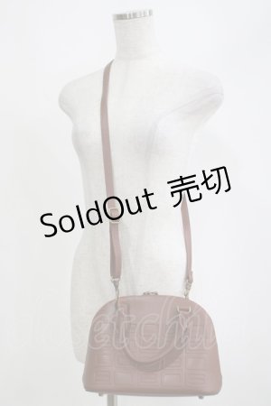 画像: Maison de FLEUR Petite Robe canone / パキッと割れないエンボスバッグ  ブラウン H-25-04-10-1070-EL-BG-NS-ZH