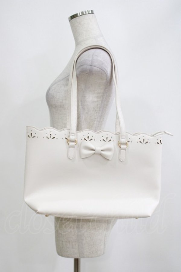 画像1: m petit by misako / サンリオキャラクターズコラボ シナモロール トートバッグ  オフ H-25-04-10-1072-LO-BG-NS-ZH (1)