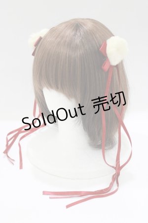 画像: PINK UP / クリップブローチ  レッド H-25-04-10-1078-GO-AC-NS-ZH