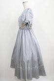 画像2: Maison de FLEUR Petite Robe canone / 君を思い出すワンピース S サックス H-25-04-10-1008-EL-OP-NS-ZH (2)