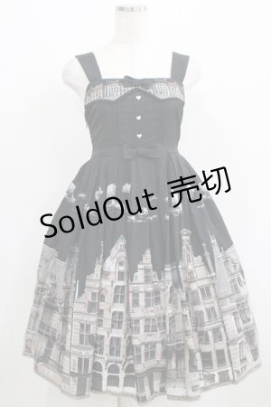 画像: Lyre Ivy（海外ロリータブランド） / House of Brasovジャンパースカート S ブラック H-25-04-10-1022-GO-OP-NS-ZH