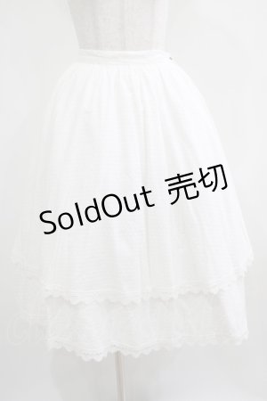 画像: Maison de FLEUR Petite Robe canone / 耳をそばだてるエアリースカート Free オフ H-25-04-10-1026-EL-SK-NS-ZH