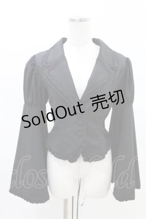 画像: ATELIER PIERROT / Mystique Witch Jacket  ブラック H-25-04-10-017-EL-JA-KB-ZH