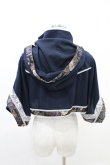 画像3: Ozz oneste / 巫祭神装ショートパーカー  紺×白 H-25-04-10-020-OO-TO-KB-ZH (3)