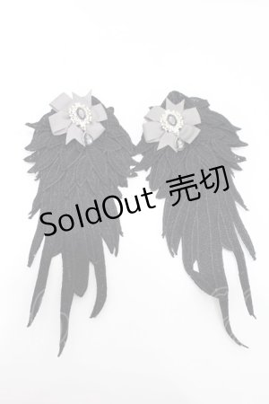 画像: MR corset / WING CLIP  黒 H-25-04-10-026-PU-ZA-KB-ZH