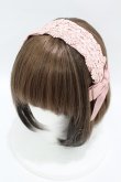 画像1: m petit by misako / レースリボンカチューシャ  ピンク H-25-04-11-039-LO-AC-NS-ZH (1)