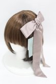 画像1: Maison de FLEUR Petite Robe canone / 午前を張り切るリボンバレッタ  Gray Beige H-25-04-11-041-EL-AC-NS-ZH (1)