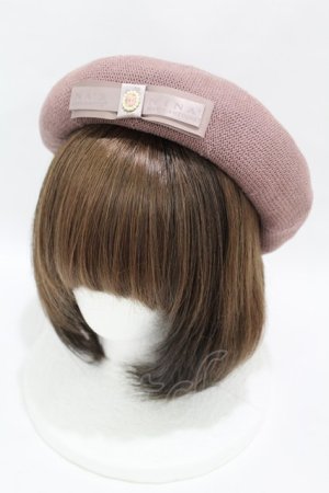 画像: m petit by misako / NINA's AMカメオベレー  ピンク H-25-04-11-042-LO-AC-NS-ZH