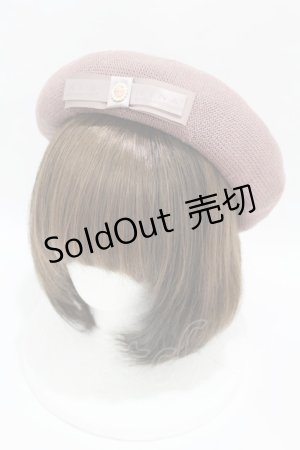 画像: m petit by misako / NINA's AMカメオベレー  ピンク H-25-04-11-042-LO-AC-NS-ZH