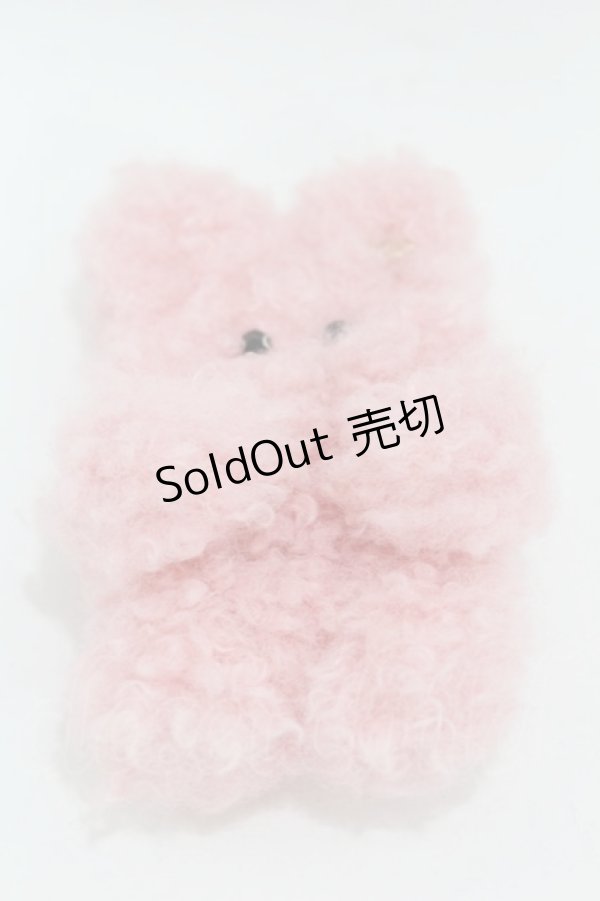 画像1: Franche Lippee / うさぎバックチャーム  ピンク H-25-04-11-046-LO-ZA-NS-ZH (1)