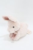 画像1: Maison de FLEUR / 手のりうさぎさんポーチ  ピンク H-25-04-11-047-LO-ZA-NS-ZH (1)