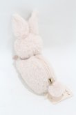 画像2: Maison de FLEUR / 手のりうさぎさんポーチ  ピンク H-25-04-11-047-LO-ZA-NS-ZH (2)