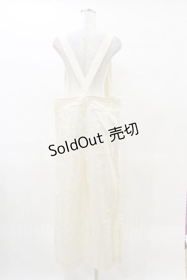 画像2: Jane Marple / French marine salopette pants  オフ H-25-04-11-1040-JM-PA-KB-ZH (2)