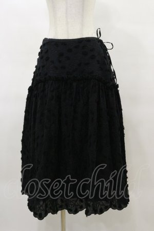画像: Jane Marple / Cut flower lace dress skirt  ブラック H-25-04-11-1046-JM-SK-KB-ZH