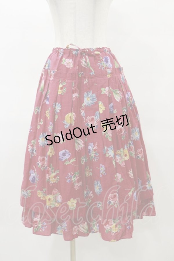 画像1: Jane Marple / Flower marketのダブルスカート  ローズ H-25-04-11-1047-JM-SK-KB-ZH (1)