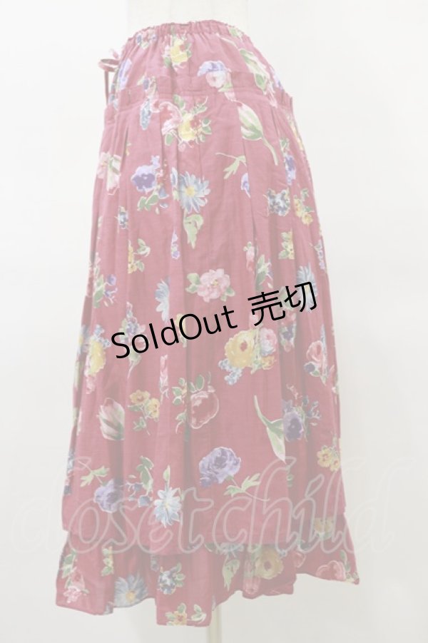 画像3: Jane Marple / Flower marketのダブルスカート  ローズ H-25-04-11-1047-JM-SK-KB-ZH (3)