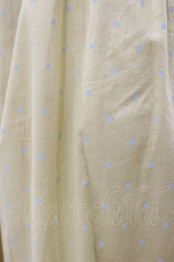 画像3: Jane Marple / フレンチドットティアードスカート  french mustard×sax H-25-04-11-1048-JM-SK-KB-ZH (3)