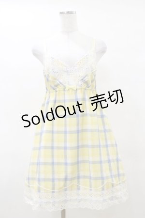画像: MILK / シャボンDOLLワンピース  イエロー H-25-04-11-1051-ML-OP-KB-ZH