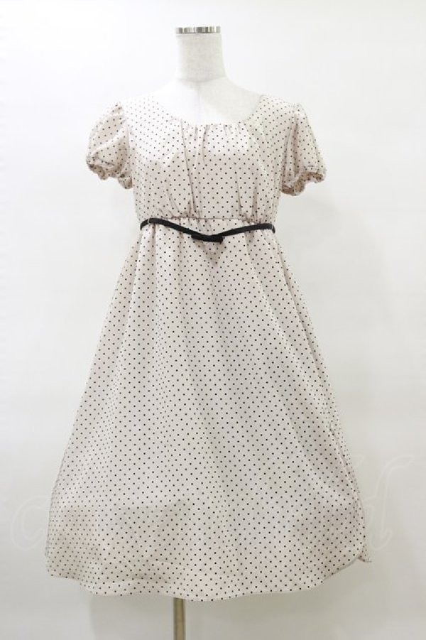 画像1: MILK / フリーズdress  ベージュ H-25-04-11-1054-ML-OP-KB-ZH (1)