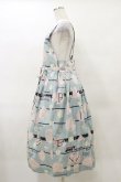 画像3: Jane Marple / Jolies broderies apron dress M ブルーグレー H-25-04-11-1059-JM-OP-KB-ZH (3)