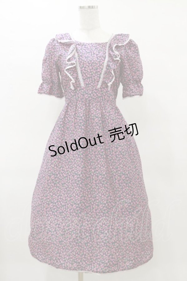 画像1: MILK / ベリーズドレス  ネイビーローズ H-25-04-11-1067-ML-OP-KB-ZH (1)