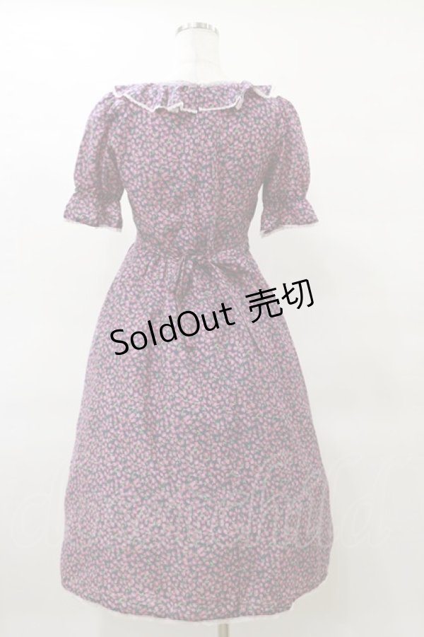 画像2: MILK / ベリーズドレス  ネイビーローズ H-25-04-11-1067-ML-OP-KB-ZH (2)