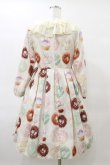 画像2: Leur Getter / Pastel Donuts袖付きワンピース M グレー H-25-04-11-1068-LU-OP-KB-ZH (2)