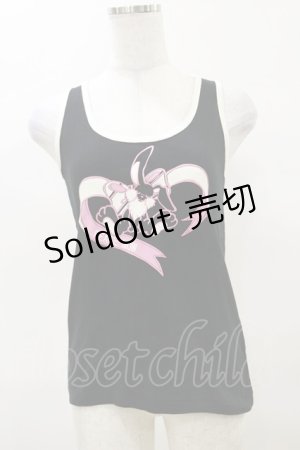 画像: PEACE NOW / プリントタンク  黒 H-25-04-11-1010-PU-TO-KB-ZH