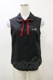 画像1: MILK / スリーブレスシャツ  ブラック H-25-04-11-1016-ML-BL-KB-ZH (1)