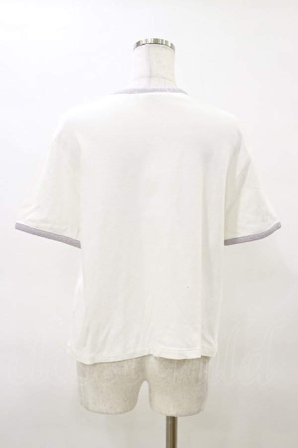 画像2: Candy Stripper / SPRY ROMP CANDY RINGER Tシャツ 2 白 H-25-04-11-1024-PU-TO-KB-ZH (2)