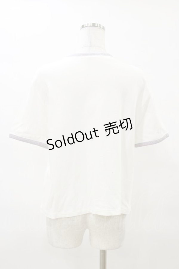 画像2: Candy Stripper / SPRY ROMP CANDY RINGER Tシャツ 2 白 H-25-04-11-1024-PU-TO-KB-ZH (2)