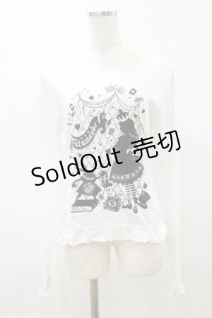画像: PUTUMAYO / ALICEフリルカットソー  白 H-25-04-11-1029-PT-TO-KB-ZH