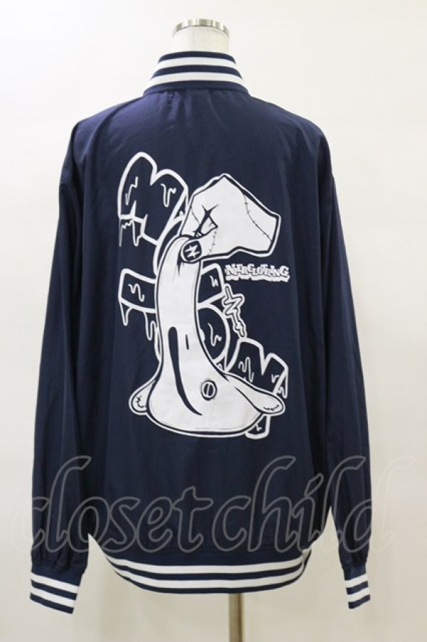 画像2: NieR Clothing / LIGHT BLOUSON JACKET XL ネイビー H-25-04-11-1033-PU-JA-KB-ZH (2)