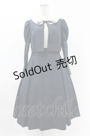 画像: Maison de FLEUR Petite Robe canone / クロエが微笑むワンピース（チェック） M Green H-25-04-11-005-EL-OP-NS-ZH