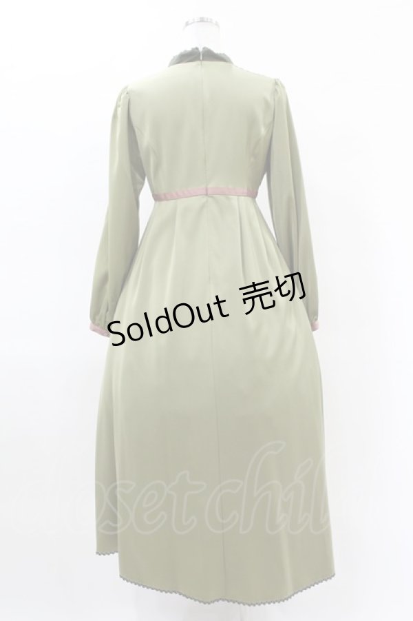 画像2: Maison de FLEUR Petite Robe canone / Anna/ナイトガウンワンピース M Green H-25-04-11-007-EL-OP-NS-ZH (2)
