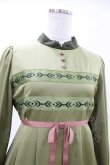 画像4: Maison de FLEUR Petite Robe canone / Anna/ナイトガウンワンピース M Green H-25-04-11-007-EL-OP-NS-ZH (4)
