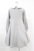 画像2: Maison de FLEUR Petite Robe canone / レース衿ワンピース M Gray H-25-04-11-015-EL-OP-NS-ZH (2)