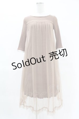 画像: Maison de FLEUR Petite Robe canone / ジョセフィーヌの定番ワンピース Free Brown H-25-04-11-016-EL-OP-NS-ZH