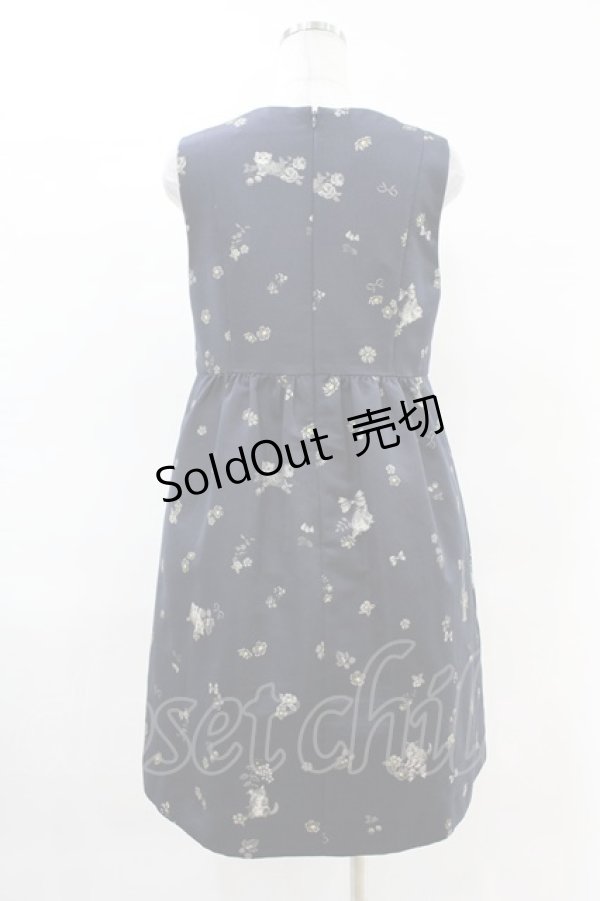 画像2: Franche Lippee / オリプリワンピース M ネイビー H-25-04-11-019-LO-OP-NS-ZH (2)