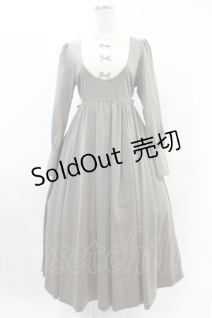 画像: Maison de FLEUR Petite Robe canone / カノンレトロワンピース M Brown H-25-04-11-002-EL-OP-NS-ZH