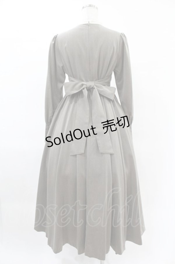 画像2: Maison de FLEUR Petite Robe canone / カノンレトロワンピース M Brown H-25-04-11-002-EL-OP-NS-ZH (2)