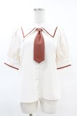 画像1: Maison de FLEUR Petite Robe canone / 学びを楽しむネクタイブラウス Free Ivory H-25-04-11-024-EL-BL-NS-ZH (1)