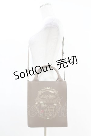 画像: Maison de FLEUR / Disney 女王/ブック型ショルダーバッグ  ブラウン H-25-04-11-026-LO-BG-NS-ZH